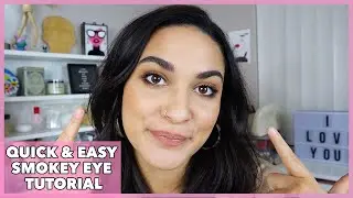 EASY SMOKEY EYE TUTORIAL | QUICK & PERFECT FOR BEGINNERS