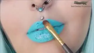 Lip art makeup cute designs