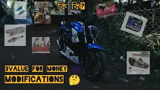 আমার bike এ করা ৩টা best Modification যেগুলো আপনারা আপনাদের বাইকেও করাইতে পারেন|vlog|Ride With raj 🔥