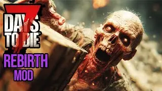 Zombiemassen in der Tag 56 Horde | 7 days to die Rebirth mod