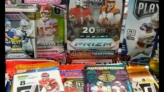 Random Retail Football Card Break 24 Packs from 2013-2020 Prizm Optic Mosaic Donruss and More