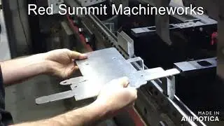 Bending Complicated Part on 130 Ton Press Break