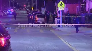 Male wounded in walk-up shooting