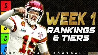 2023 Fantasy Football - Week 1 Quarterback Rankings