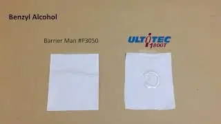 Fabric test with Benzyl Alcohol: ULTITEC 1800T VS  BM