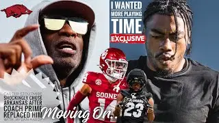 Carter Stoutmire SHOCKINGLY Chose Arkansas After COACH PRIME Replaced Him With Jaydan Hardy