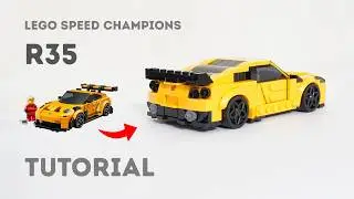 Tutorial - Nissan R35 GT-R | Lego Speed Champions 77239 Alternate Build Instructions
