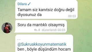 BÜTÜN TELEGRAM VE WP GRUPLARINI DOLAŞAN, HERKESİ İSYAN ETTİREN, KİMSENİN YAPAMADIĞI O SORU 🔥