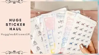 Huge Planner Sticker Haul | Huggles & Kisses UK