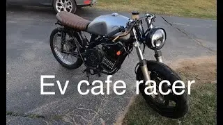 caferacer -honda CB200  Electric conversion and cafe racer conversion!!!