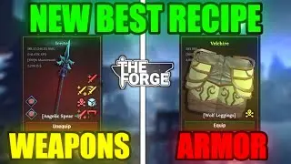 NEW BEST ARMOR AND WEAPON RECIPE IN THE FORGE
