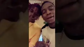 Soulja Boy and Famous Dex flex their jewelry and lean (Snapchat Compilation)