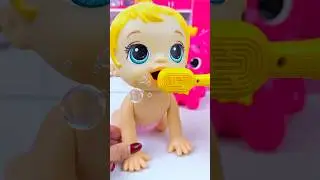 ASMR Unboxing Minnie Mouse & Pinkfong Bath Set Toy | Satisfying Toy Unboxing with Subi Toys #shorts
