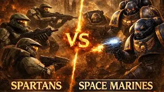Master Chief vs Space Marines: Who ACTUALLY Wins? Warhammer 40k lore