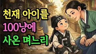 장터에서 아이를 100냥 주고 사온 며느리, 이 아이의 정체는? | 야담 옛날이야기 오디오북 전설 민담 사연