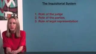VCE Legal Studies - The Inquisitorial System