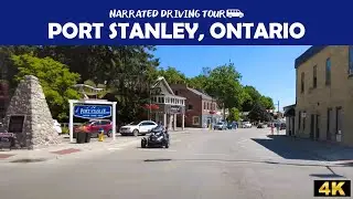 🌊 Порт-Стэнли, Онтарио 🚘4K Drive