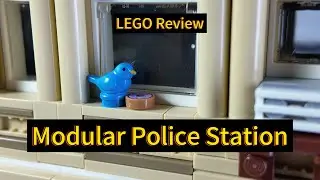 (2021) LEGO Icons 10278 Police Station Build & Review