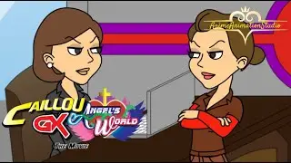 Caillou GX The Movie (Angel's World) - Isabelle Ardant And Violet De Costa at Abstergo Office