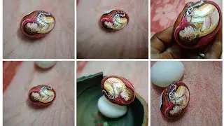 baby bump #baby in baby bump drawing on egg shell#egg shell art work#pregnancy art