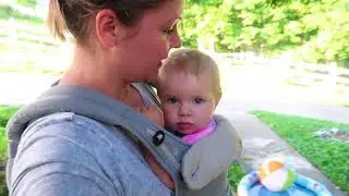 Ergo Baby 360 Carrier | Mom Review & Demo | How Loud is the Velcro?