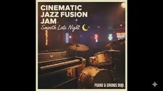 Cinematic Jazz Fusion Jam | Smooth Late Night Piano & Drums