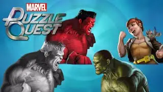 Red Hulk vs. Hulk & Squirrel Girl plus Behemoth Burrito | Marvel Puzzle Quest | July 27, 2025
