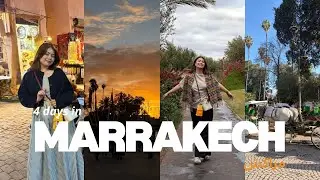 4 days in Marrakech • souk shopping, eating a lot, insta photoshoots & work trip 🎞️