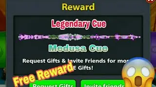 8 Ball Pool Free Medusa Cue New Update Reward Link Live Proof