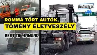 Kem&eacute;ny janu&aacute;r az utakon &ndash; nem csak az időj&aacute;r&aacute;s volt a gond | BpiAut&oacute;sok Best of Compilation