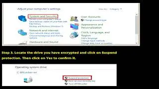 How to Suspend BitLocker or Resume It
