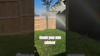 Finding joy in gardening #backyard #rainbow #diy  #gardening #afterwork