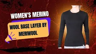 MERIWOOL Women&rsquo;s Merino Wool Base Layer Review  Warm & Lightweight Winter Thermal Shirt #video