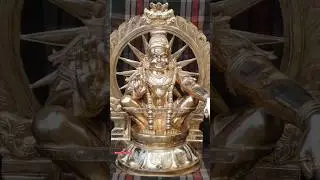 Golden Ayyappan Statue Looks by sabarimala channel in tamil #gold #ayyappan #statue #sabarimalatamil