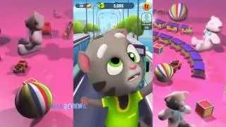 Jogo para crian&ccedil;as - Talking Tom Gold Run gamePlay