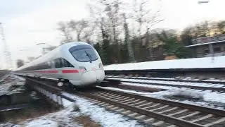 ICE+RE in Düsseldorf Benrath fahren durch #ICE #RE #düsseldorf #train #cool #trainspotting #railway