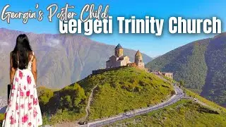 Церковь Троицы в Гергети 🇬🇪 | Знаменитая достопримечательность Грузии | Видеоблог о путешествии в...