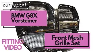 BMW G8X Vorsteiner Zunsport Front Grille Mesh Set | FITTING VIDEO