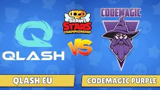 QLASH EU vs CODEMAGIC PURPLE Brawl Stars Championship 2020 - May Finals - Day 1
