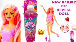 Unboxing ✨ NEW ✨ Barbie POP Reveal strawberry lemonade doll! 🍓 🍋| Fruit Series|