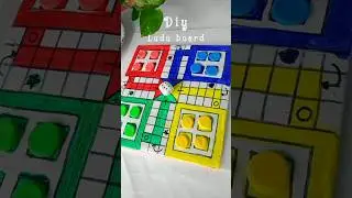 DIY ludo making || LUDO at home😱🤯 #shorts #diy #youtubeshorts #shortsfeed #viralvideo #ludo #games