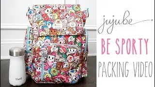 How To Pack For Baby: Ju-Ju-Be Be Sporty Diaper Bag in Tokipops | Functional & Simplistic Packing!