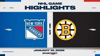 NHL Highlights | Rangers vs. Bruins - January 10, 2026