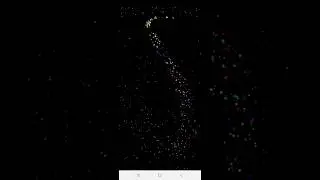Dynamic particle | python programming | pygame @CODINGVODING