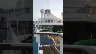 Morning vibes on cruise 🚢