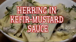 Simple recipe. HERRING IN KEFIR-MUSTARD SAUCE. NOW I COOK PERMANENTLY! DELICIOUS