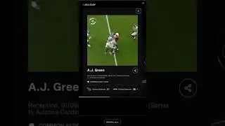 NFL All Day NFT pack opening Standard Series 1, Week 18