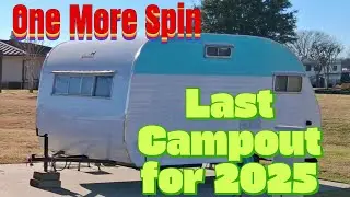 Последняя поездка 2025 года в кемпинг на винтажном кемпере Serro Scotty 1963 года выпуска. Всем с...