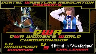 DEAD OR ALIVE 4 [XBOX 360/One] DWA Women's World Title: La Mariposa (C) vs Hitomi in Wonderland!