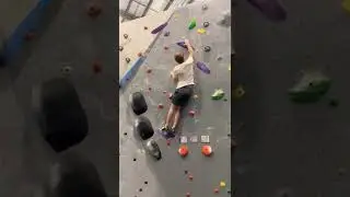 Super Fun Purple V4 Boulder Problem!